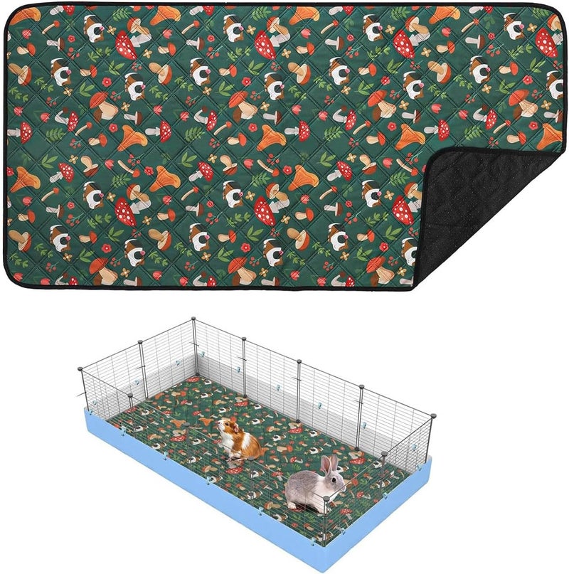 Rabbits Bed Mats Waterproofed Cage Liners Anti Materials Easy Long Terms Use Washable Bunnies Cage Mats - Image 2