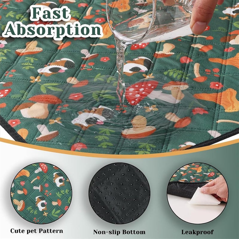 Rabbits Bed Mats Waterproofed Cage Liners Anti Materials Easy Long Terms Use Washable Bunnies Cage Mats - Image 5