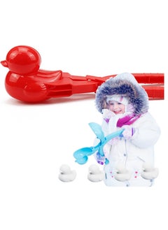 KASTWAVE Snowball Maker Toys, Game Clip Spherical Duck Snowman Heart Snowball Maker Snow Ball Clip Sand Mold Tool Beach Sand Toy Fun Winter for Outdoor Snow Toy Fight for Snow Fight  - Image 4