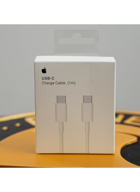 Apple Type C charger, two ports, original cut-resistant fabric, 1m 60w