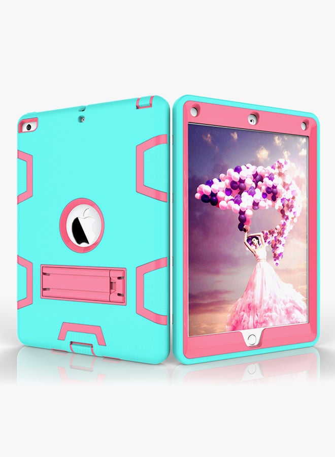 نيبمينينت غطاء حماية لجهاز أبل آيباد إير 1 أخضر / وردي - Image 2