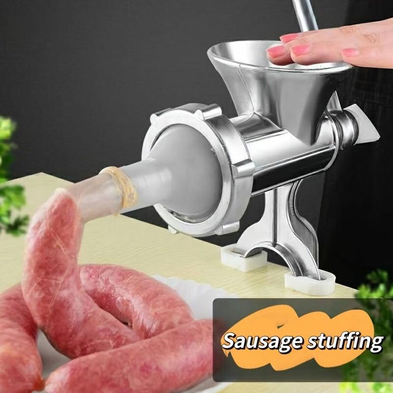 MultiFunctional Manual Sausage Stuffer Meat Grinder With Tungsten Steel Blade - Image 1