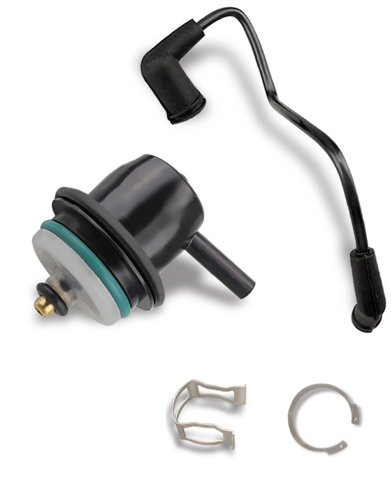 Fuel Injection Pressure Regulator with Filter Oring Seal with Vacuum Line Fit for Buick Cadillac Chevrolet GMC Hummer Isuzu Replace 17113556 89060418 12583236 19245529