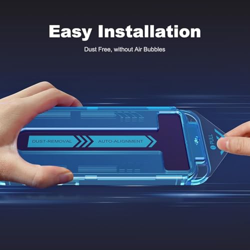 EGKimBa for iPhone 16 Pro Privacy Screen Protector, Gradient Color Tempered Glass, Bubble Free, Easy Installation, Auto Dust-Elimination, Anti Blue Light - Image 3