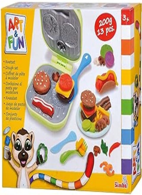 Simba, A&F Dough Set Burger 106324529 Modelling Clay