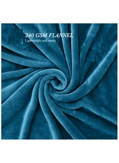 T G H Flannel Fleece Single Size 160x220cm for All Season Fluffy Blanket Warm Bed Blanket Throw for Sofa & Bed Comfortable and Soft Blanket  - Image 3