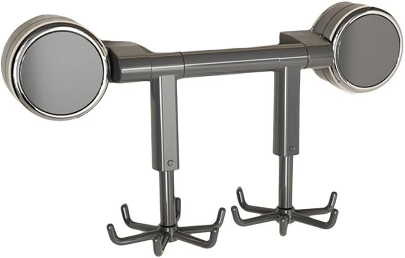 Gun Grey Suction Cup Hook 360 Degree Rotating Multi Purpose Utensils Rack For Efficient Storage - Image 2