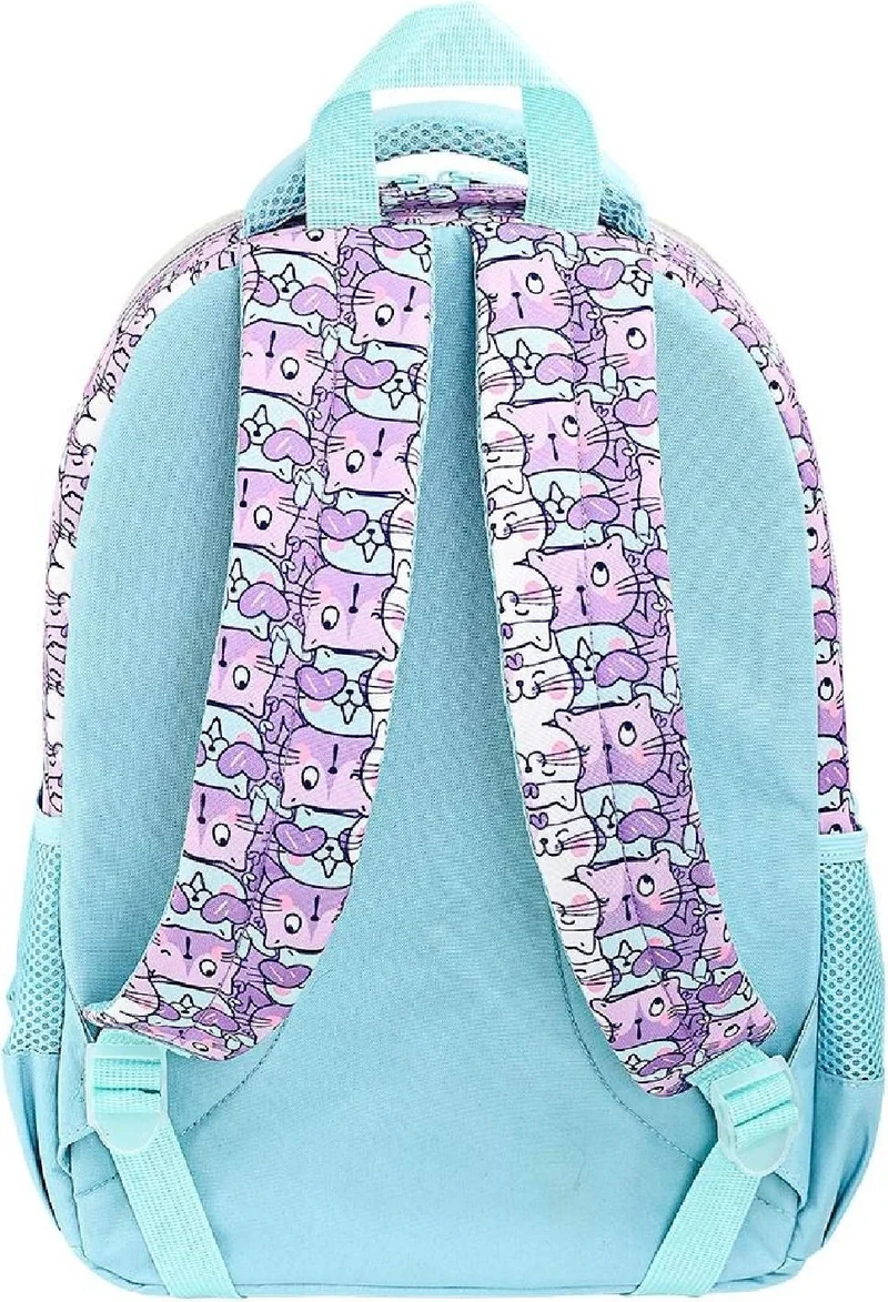 موغل 3 Compartment Sweet Cats School Backpack MU-9063