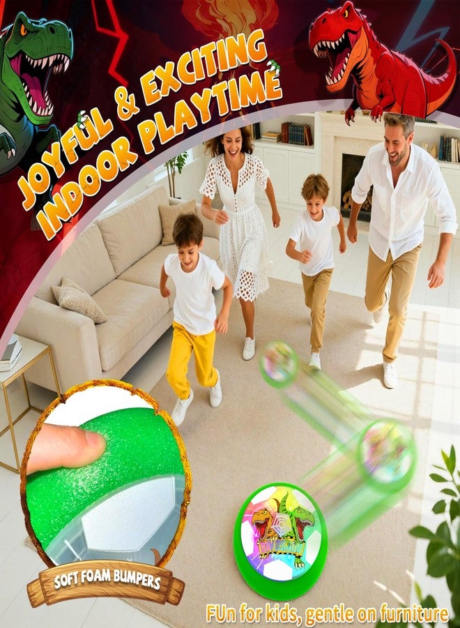 كرة قدم مضيئة على شكل ديناصور للأولاد، كرة مضيئة للأولاد من عمر 3 إلى 12 سنة، ألعاب أطفال داخلية وخارجية، لعبة كرة قدم هوائية، هدية رائعة لأعياد الميلاد والكريسماس للأولاد من عمر 3 إلى 12 سنة - Image 5