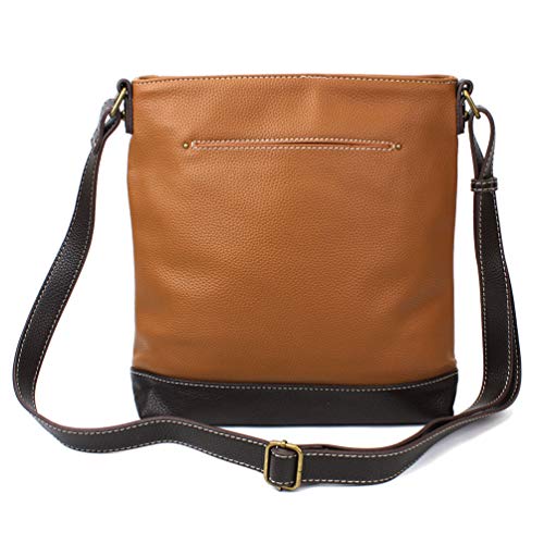 CHALA Sweet Messenger Mid Size Shoulder Purse with Adjustable Strap - Paw Print - brown - Image 2