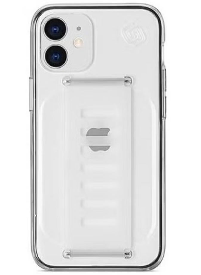 جريب 2 يو جراب نحيف لهاتف iPhone 11 - غطاء شفاف مقاوم للخدش والصدمات مع حواف معززة، وأشرطة قبضة مضادة للسقوط، وتقنية Clean Action™ المضادة للميكروبات، وتصميم مصد TPU فائق النحافة - Image 1