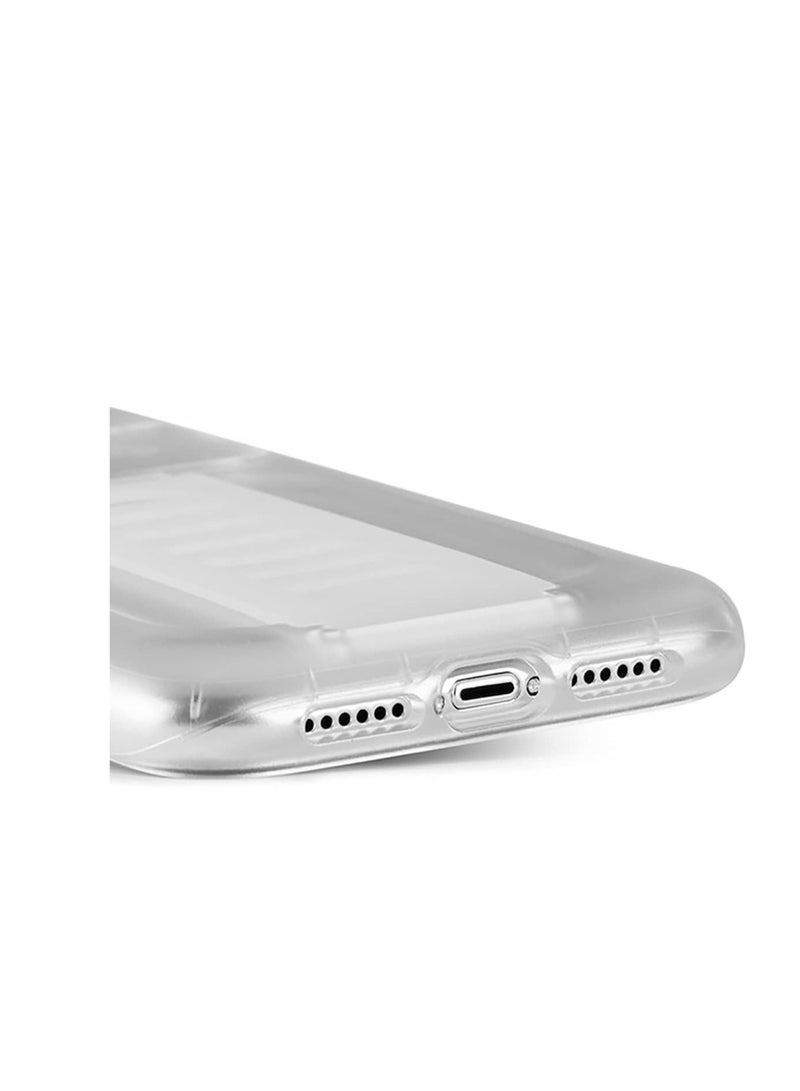 جريب 2 يو جراب نحيف لهاتف iPhone 11 - غطاء شفاف مقاوم للخدش والصدمات مع حواف معززة، وأشرطة قبضة مضادة للسقوط، وتقنية Clean Action™ المضادة للميكروبات، وتصميم مصد TPU فائق النحافة - Image 3