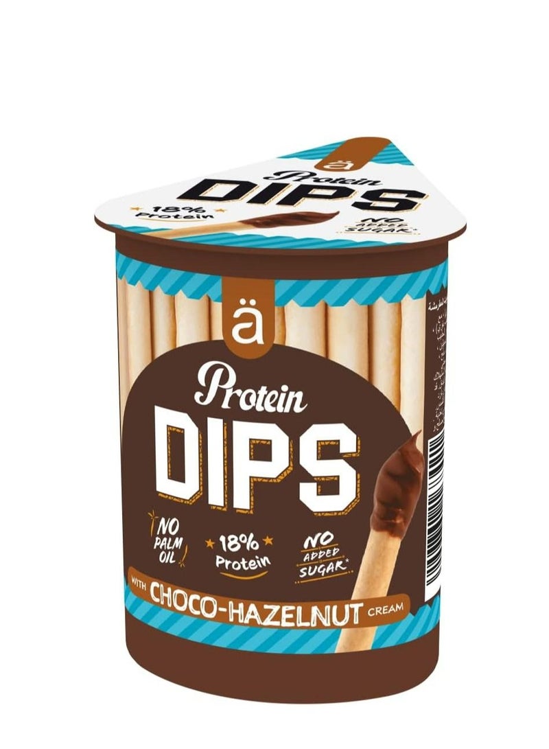 نانو Nano Protein Dips Chocolate Hazelnuts 12x52g 624gramsg - Image 2