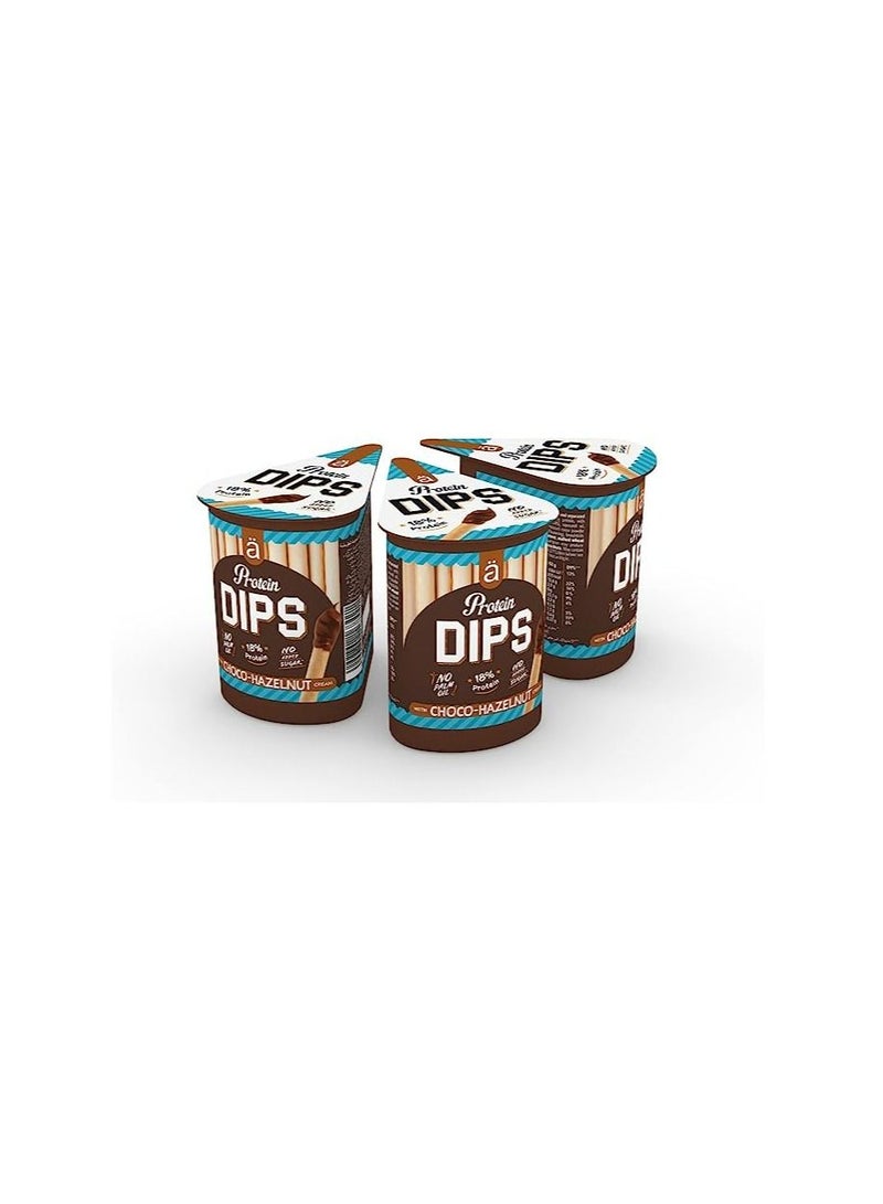 نانو Nano Protein Dips Chocolate Hazelnuts 12x52g 624gramsg - Image 3