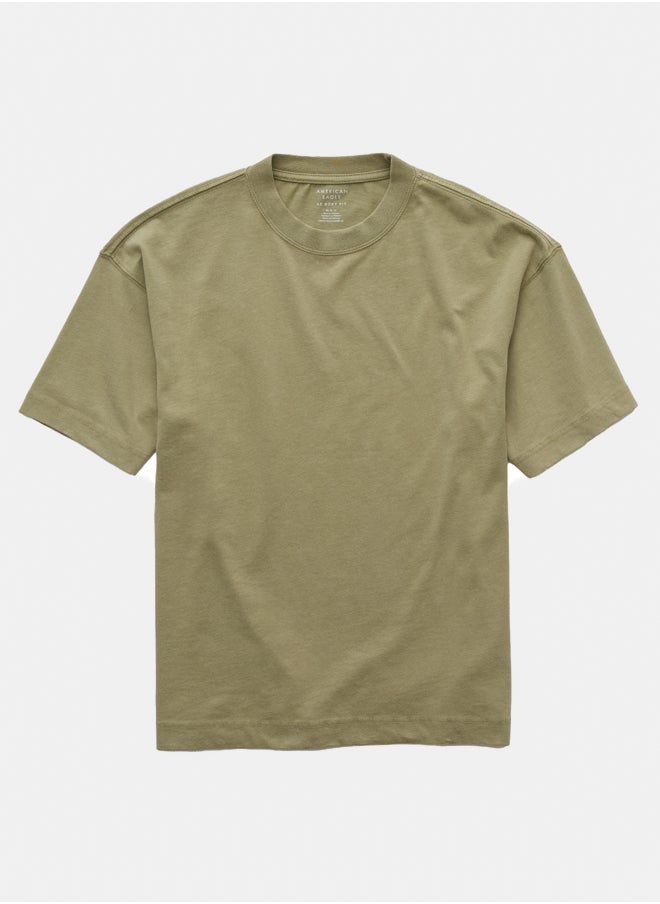 American Eagle AE Boxy Sueded Jersey T-Shirt  - Image 4