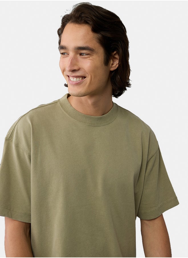 American Eagle AE Boxy Sueded Jersey T-Shirt  - Image 1