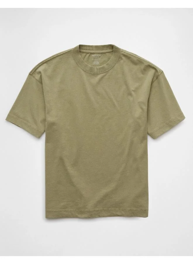 American Eagle AE Boxy Sueded Jersey T-Shirt
