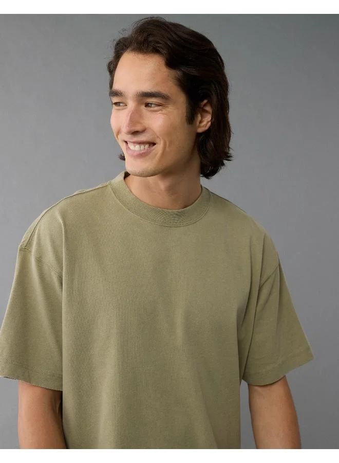 امريكان ايجل AE Boxy Sueded Jersey T-Shirt