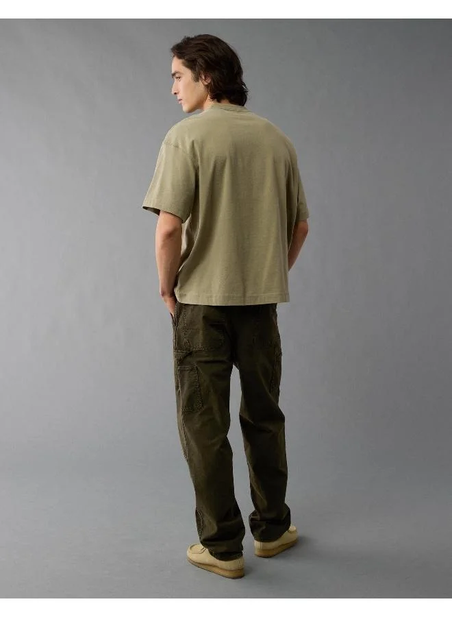American Eagle AE Boxy Sueded Jersey T-Shirt