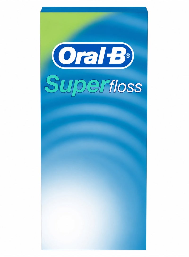 Oral-B Super Floss 50 Pre-Cut Strands White