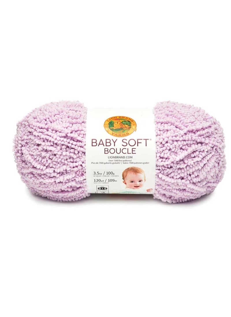 Lion Brand Yarns - Lion Brand Baby Soft Boucle Yarn Lavender - Image 1
