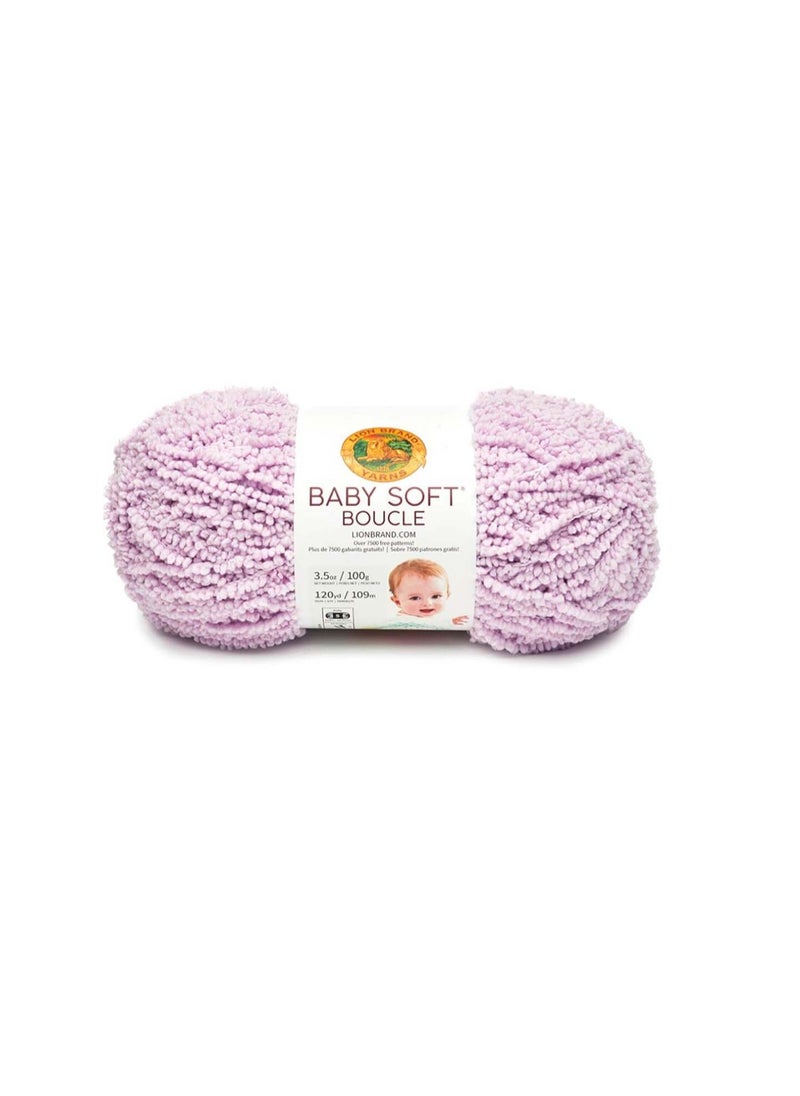Lion Brand Yarns - Lion Brand Baby Soft Boucle Yarn Lavender - Image 1