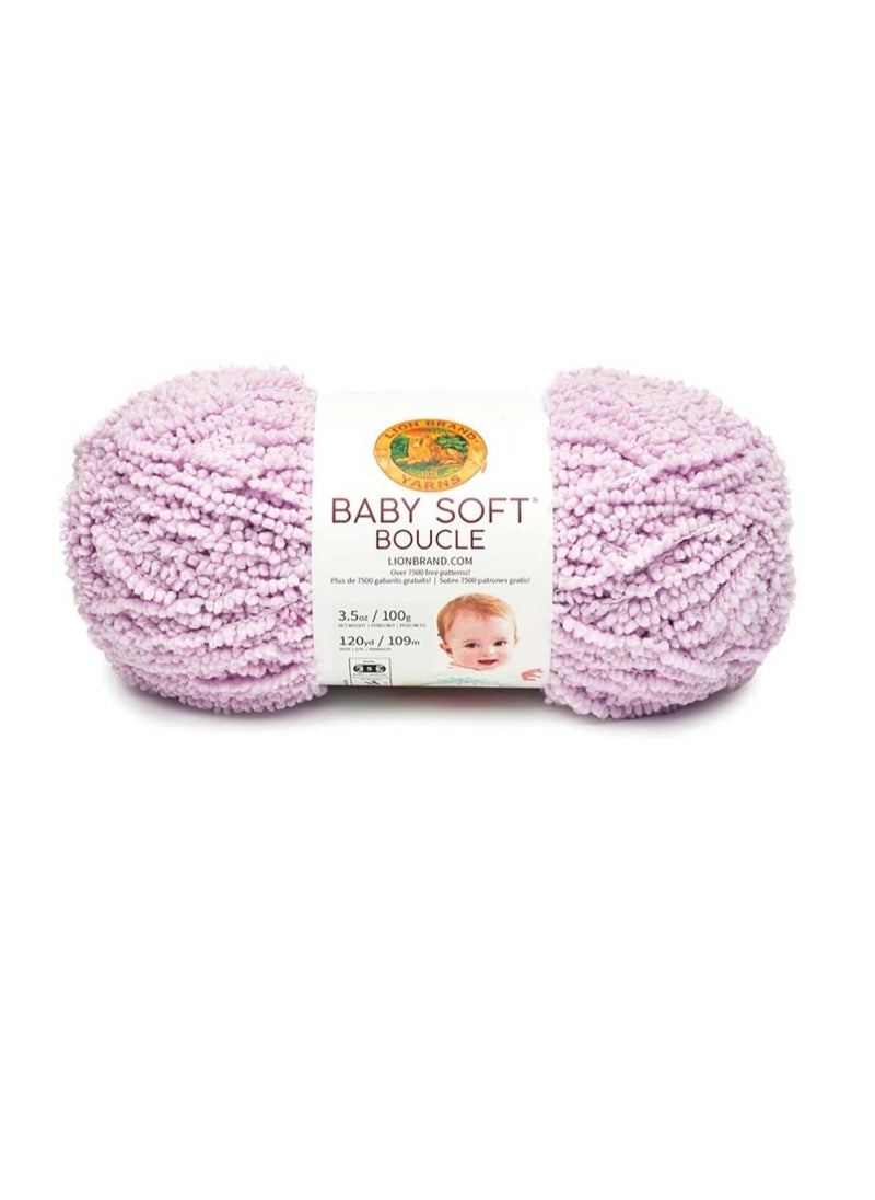 Lion Brand Yarns - Lion Brand Baby Soft Boucle Yarn Lavender - Image 1