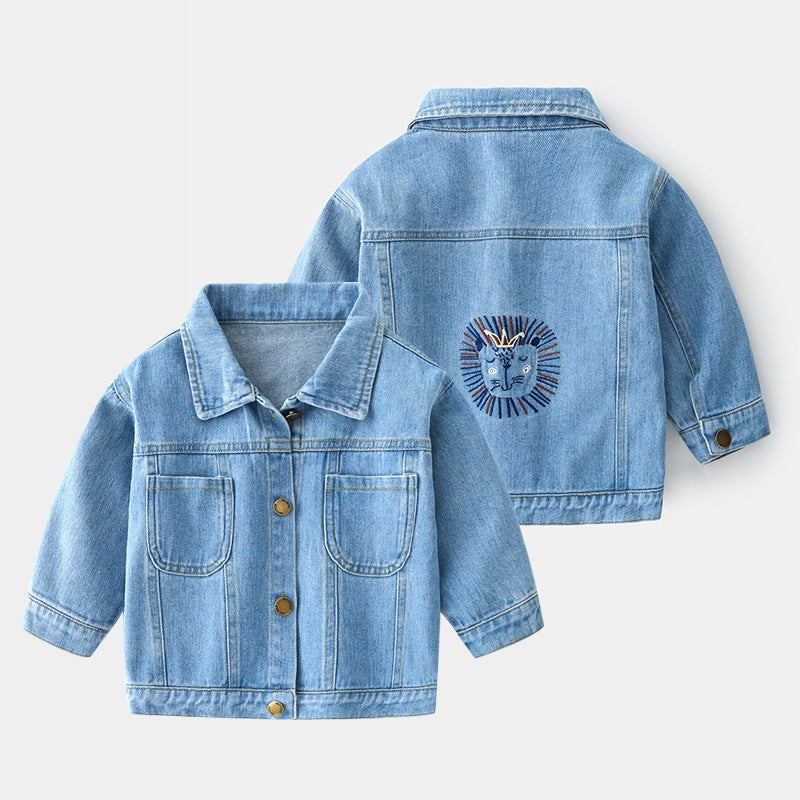 2026 New Boys' Denim Clothing Children'S Denim Jacket Casual Outerwear For Young Children - Image 1