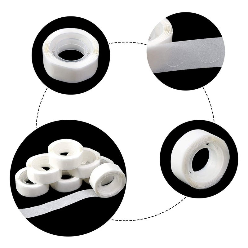 UPINS 1500 Pcs Point Dots Balloon Glue Removable Adhesive Point Tape, 15 Rolls Double Sided Dots Stickers for Craft Wedding Decoration - Image 3