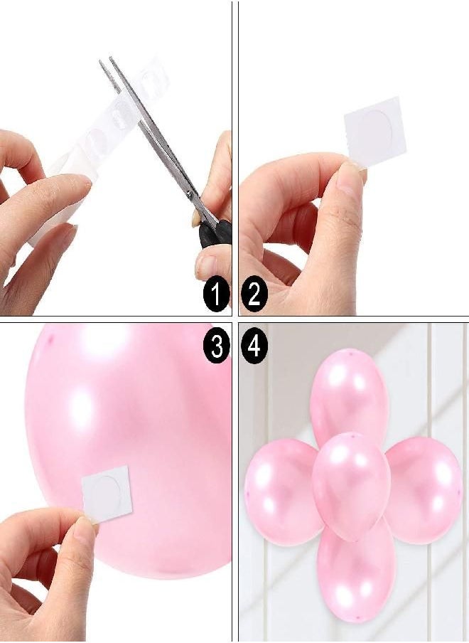 UPINS - UPINS 1500 Pcs Point Dots Balloon Glue Removable Adhesive Point Tape, 15 Rolls Double Sided Dots Stickers for Craft Wedding Decoration - Image 1