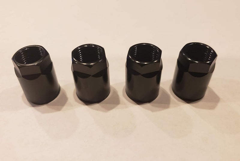 Muzzys Set of 4 Black TPMS Valve Stem Nuts - Image 4