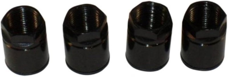 Muzzys Set of 4 Black TPMS Valve Stem Nuts - Image 1