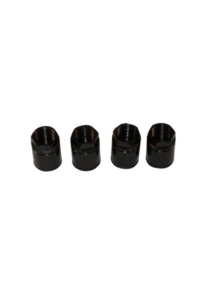 Muzzys Set of 4 Black TPMS Valve Stem Nuts - Image 2