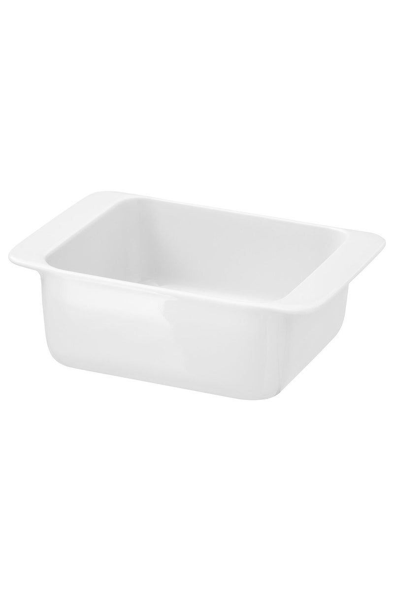 Oven Dish, White, 18 x 13 cm - Image 1