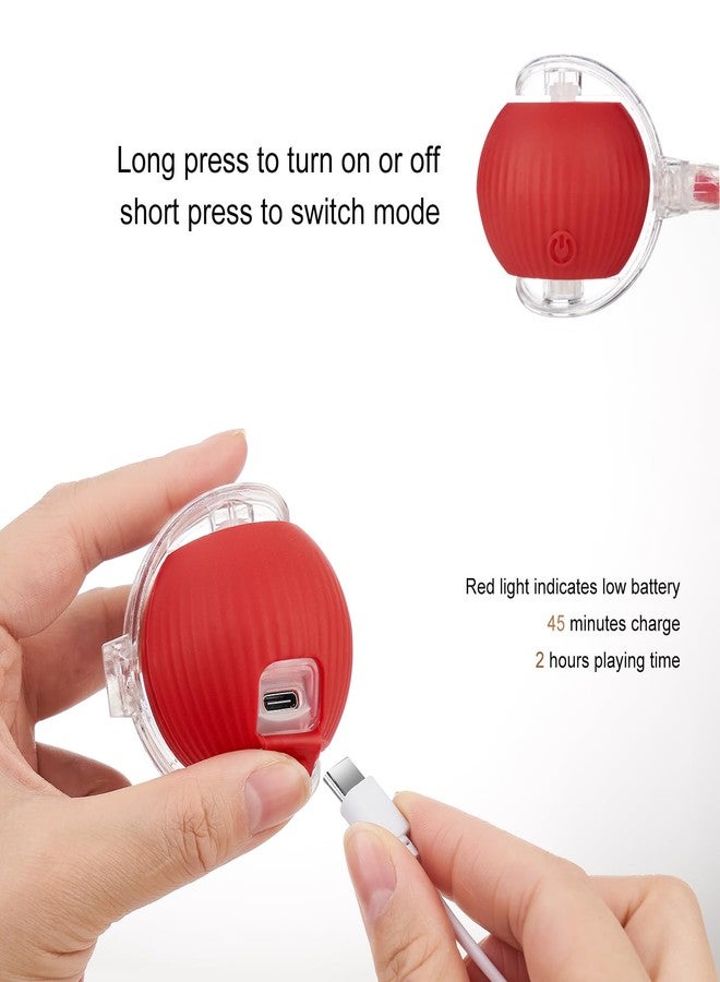 molxiobul Interactive Dog Cat Toy Ball, Upgraded Rechargable Smart Automatic Rolling Pet Ball with Tail, Fast Moving Toy for Bored Indoor Kitty Puppy - Image 5