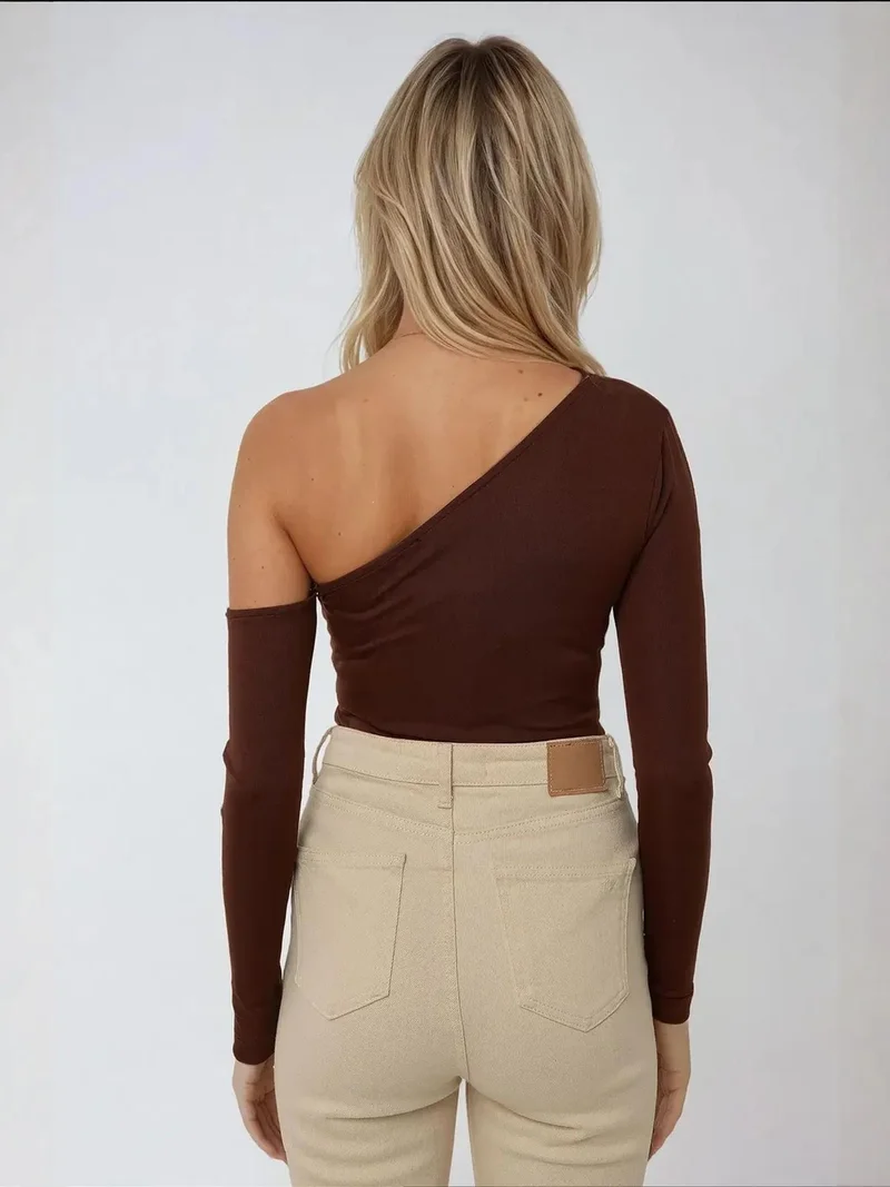 HICCUP  Asymmetrical Collar Draped Body for Women | Best Price UAE