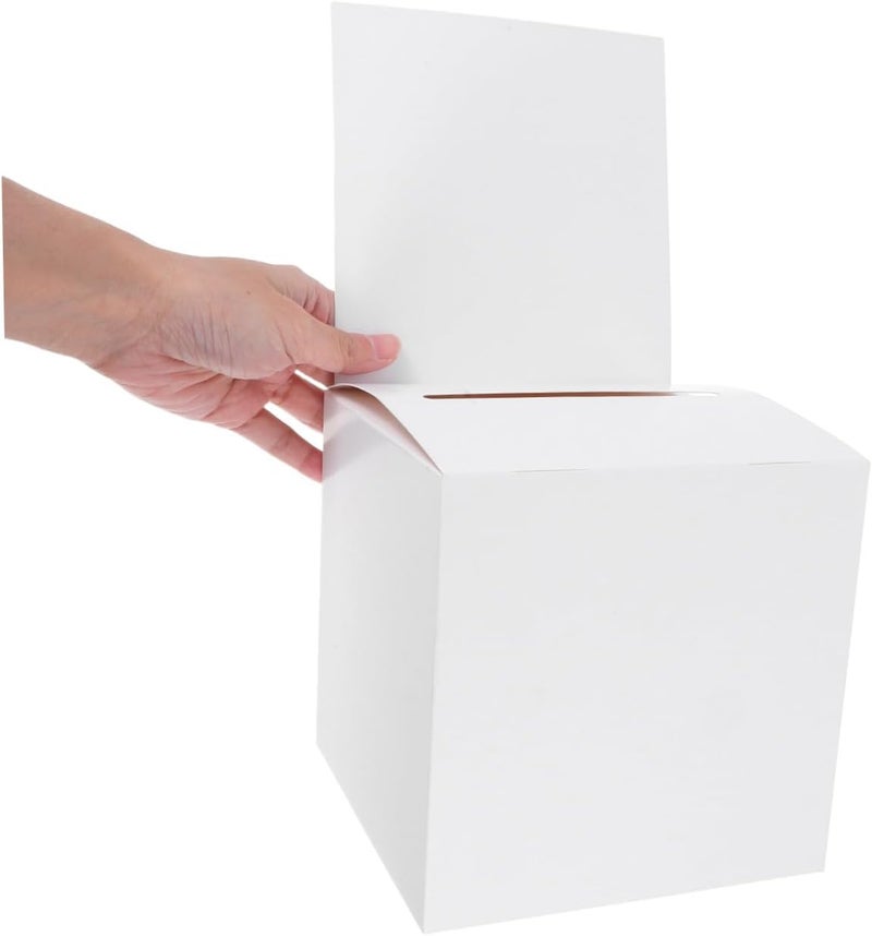 4pcs Raffle Donation Ballot Box Multi-functional Voting Box for Events Gatherings and Fundraising Activities Secure Slot for Tickets and Contributions for Graduation Parties and - Image 4