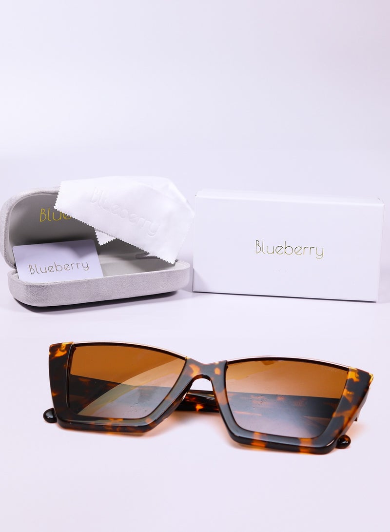 Blueberry sunglasses Women with a distinctive shape and high quality glasses - Image 1