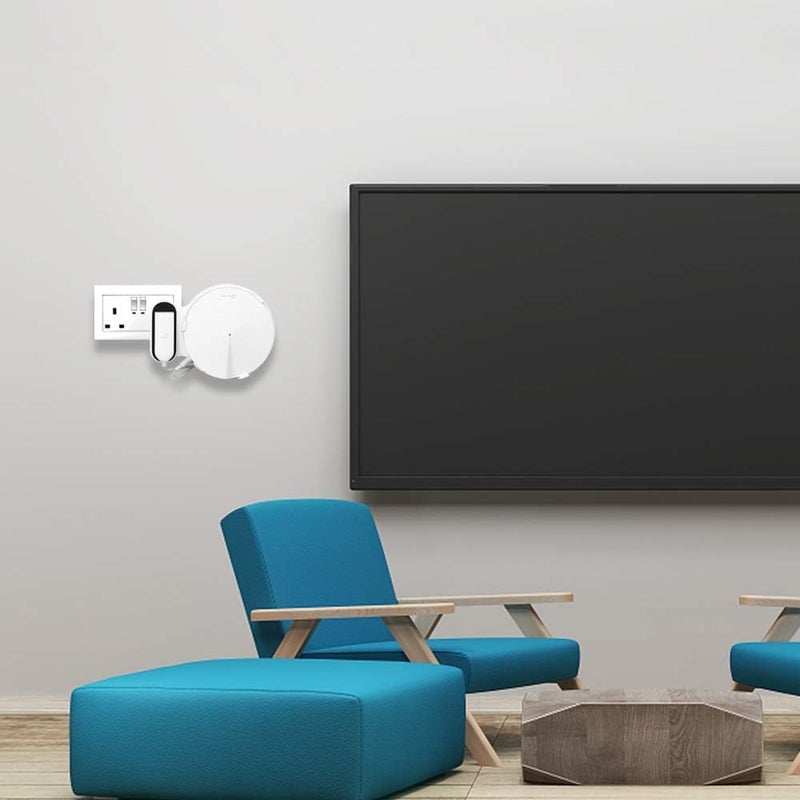 هولاكا حامل مقبس من HOLACA لنظام TP-Link Deco M5 لشبكة الواي فاي المنزلية الشاملة – بدون أسلاك معقدة، دعامة متينة للتثبيت على الجدار، سهلة الحركة وتوفر المساحة (1 عبوة). - Image 5