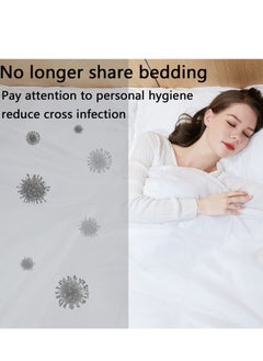 LYNLYN Disposable Bed Sheets Travel Bedding Cover Portable Bedspread Sheet & Pillowcase Sets  - Image 2