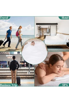 LYNLYN Disposable Bed Sheets Travel Bedding Cover Portable Bedspread Sheet & Pillowcase Sets  - Image 3