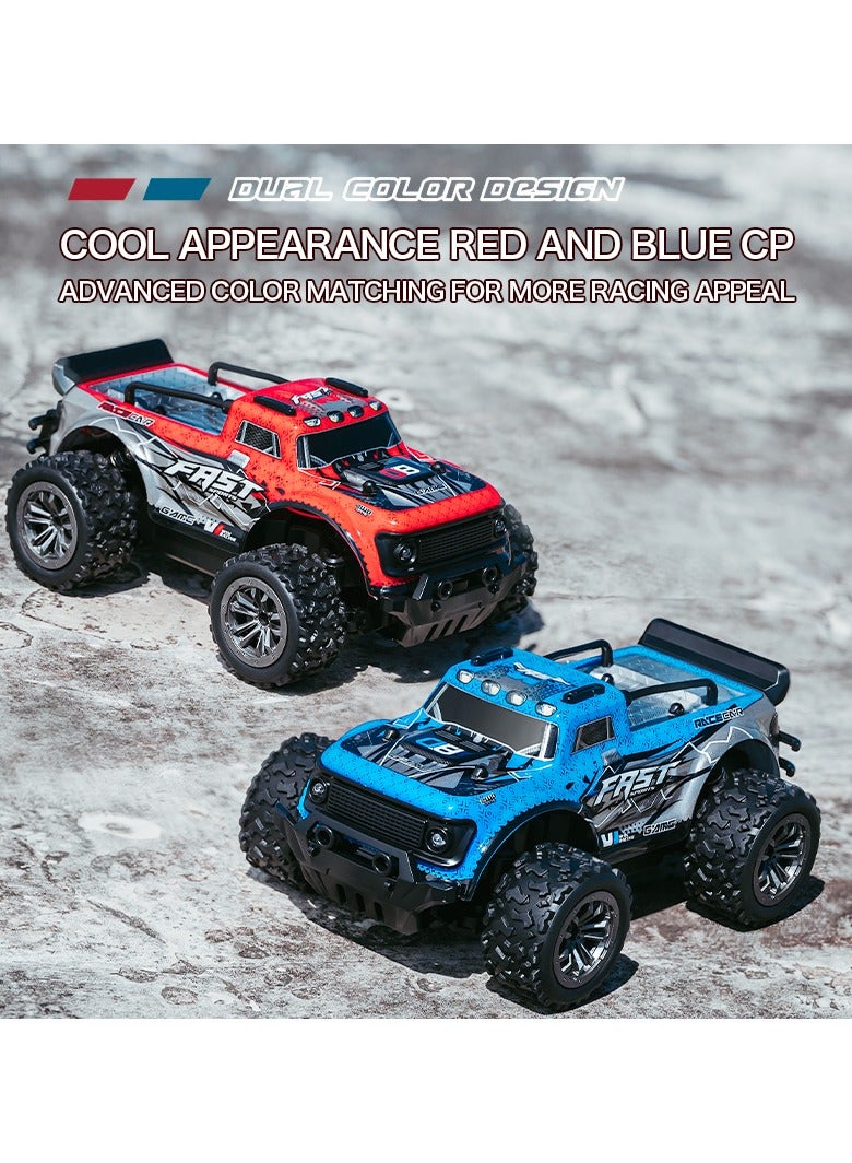 HFN 2.4G Remote Control Cars With Headlights Off-road Vehicle High-speed SUV Boy Toy Car - Image 4