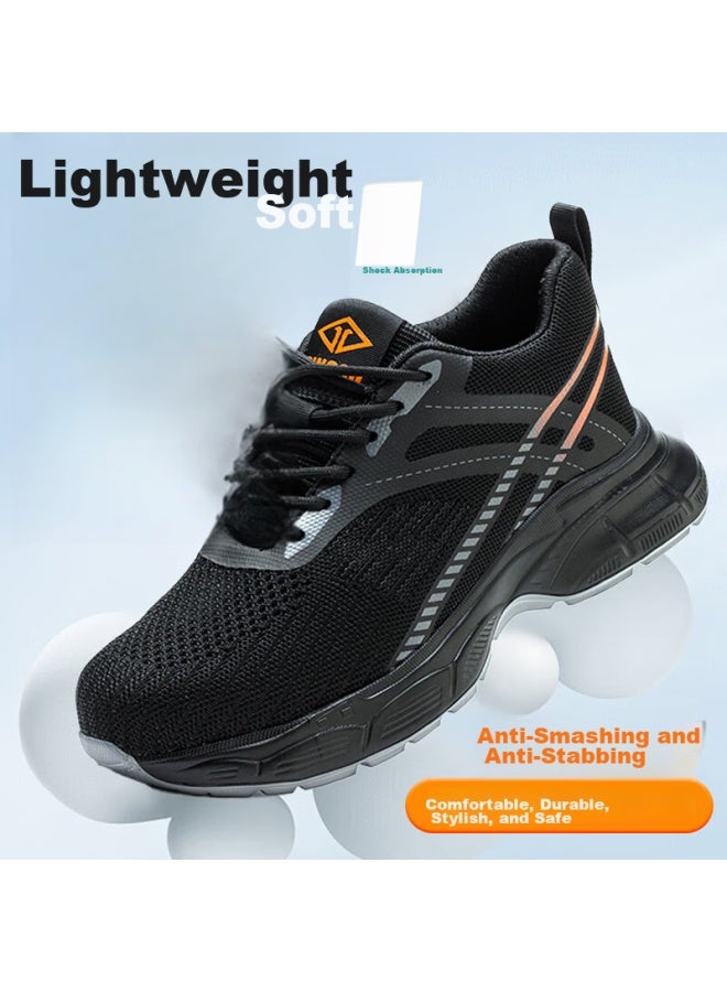 Dinggu Dinggu Dinggu Safety Shoes For Men, Lightweight, Breathable, Steel Toe Cap, Anti-smashing, Anti-puncture, Wear-resistant, For Construction Sites, 922b43 - Image 2