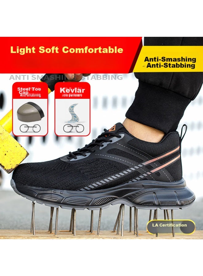 Dinggu Dinggu Dinggu Safety Shoes For Men, Lightweight, Breathable, Steel Toe Cap, Anti-smashing, Anti-puncture, Wear-resistant, For Construction Sites, 922b43 - Image 5