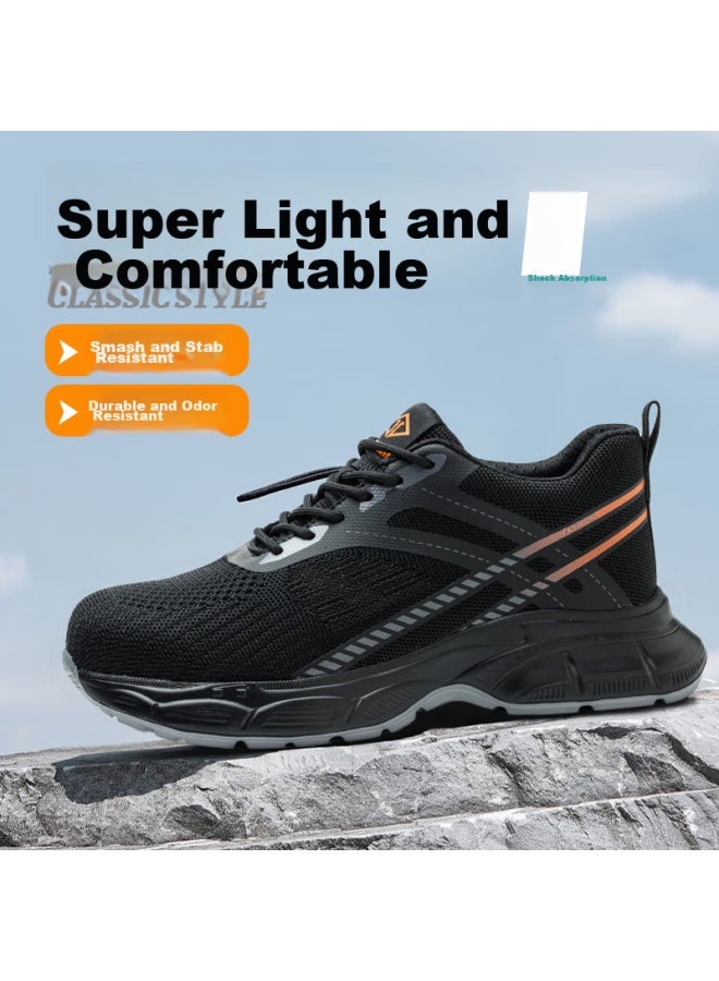 Dinggu Dinggu Dinggu Safety Shoes For Men, Lightweight, Breathable, Steel Toe Cap, Anti-smashing, Anti-puncture, Wear-resistant, For Construction Sites, 922b43 - Image 3
