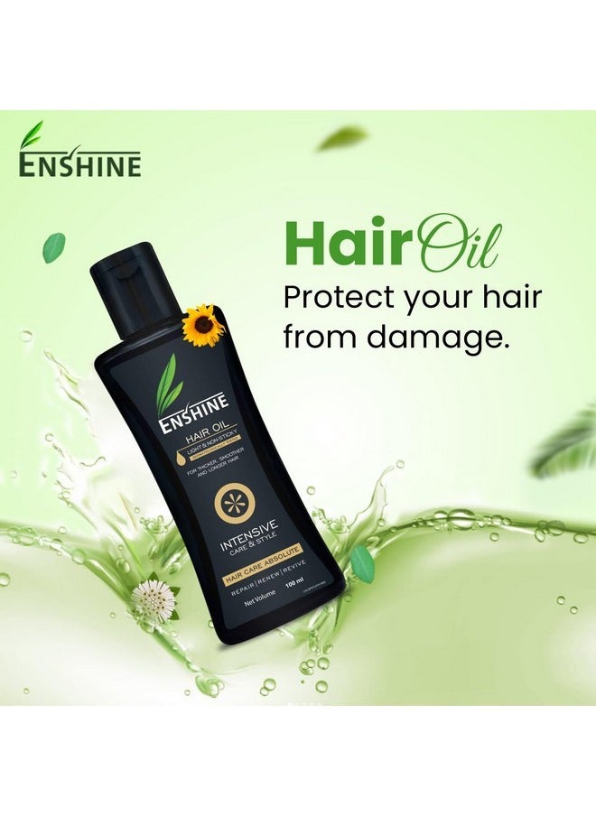 Enshine Hair Oil 100Ml,Hair Oil For Hair Growth & Hair Fall Control With Rich Blend Of 21 Herbal Oils|Light & Non-Sticky|Helps For Hair Loss |Ideal For Men & Women  - Image 5