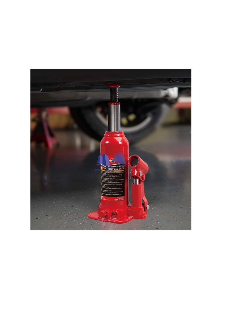 Generic Heavy Duty Hydraulic Bottle Car Jack Lifting Stand Thick Metal Car Jack Universal Hydraulic Vertical Bottle Jack for Compact Low Chassis Car Saloon on Road or in Garage - 10000 lbs (5 Ton)  - Image 2