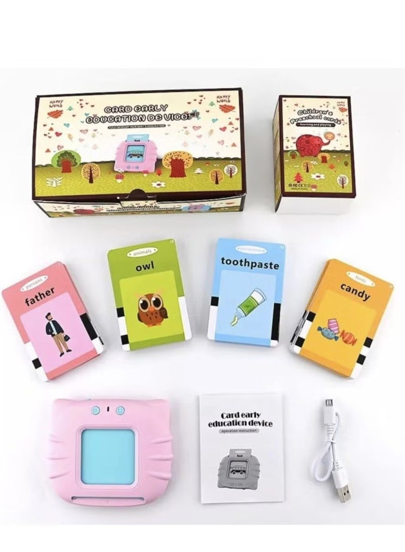 Bilingual talking flash cards game for young children aged 2 3 4 5 6 years , educational game for early education  - Image 1