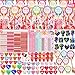Adisher 28 Pack Valentines Day Gifts for Kids Valentines Day Cards for Kids School Stationery Set with Pencils Erasers Sharpener Stampers Valentines Goodie Bags for School Classroom Exchange Gifts - Image 3