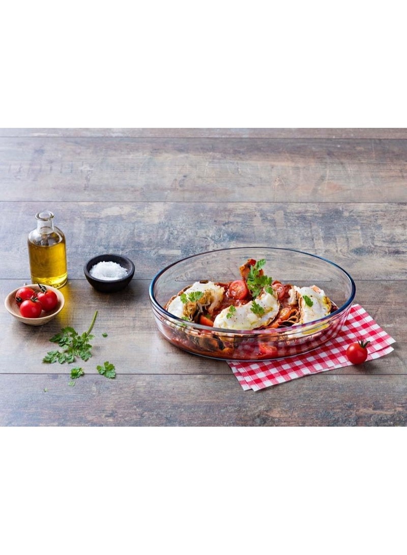 O'Cuisine Ocuisine® 2L Oval Roaster - French-Made Borosilicate Glass, Oven Safe, Even Heat Distribution - Image 3